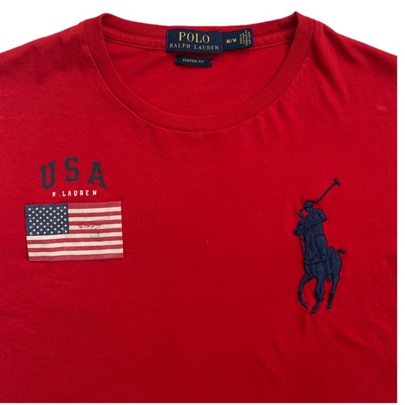 Polo Ralph Lauren Custom Fit Short Sleeve T-Shirt - Picture 4 of 7